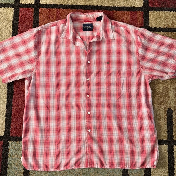 Nautica Other - Mens Nautica Button Down Short Sleeve‎ Shirt